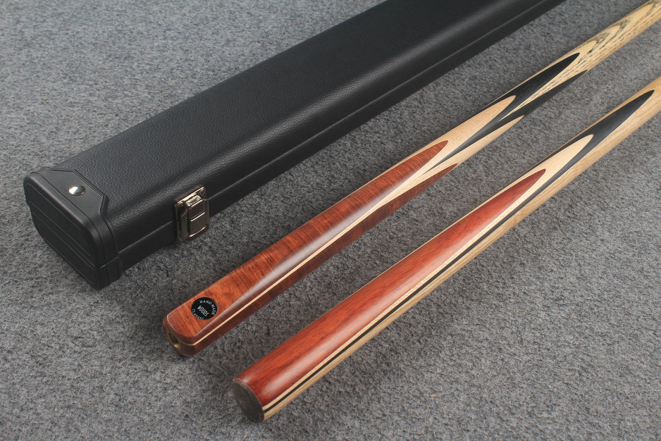 1 piece ASH english pool cue + break cue + case # 9841