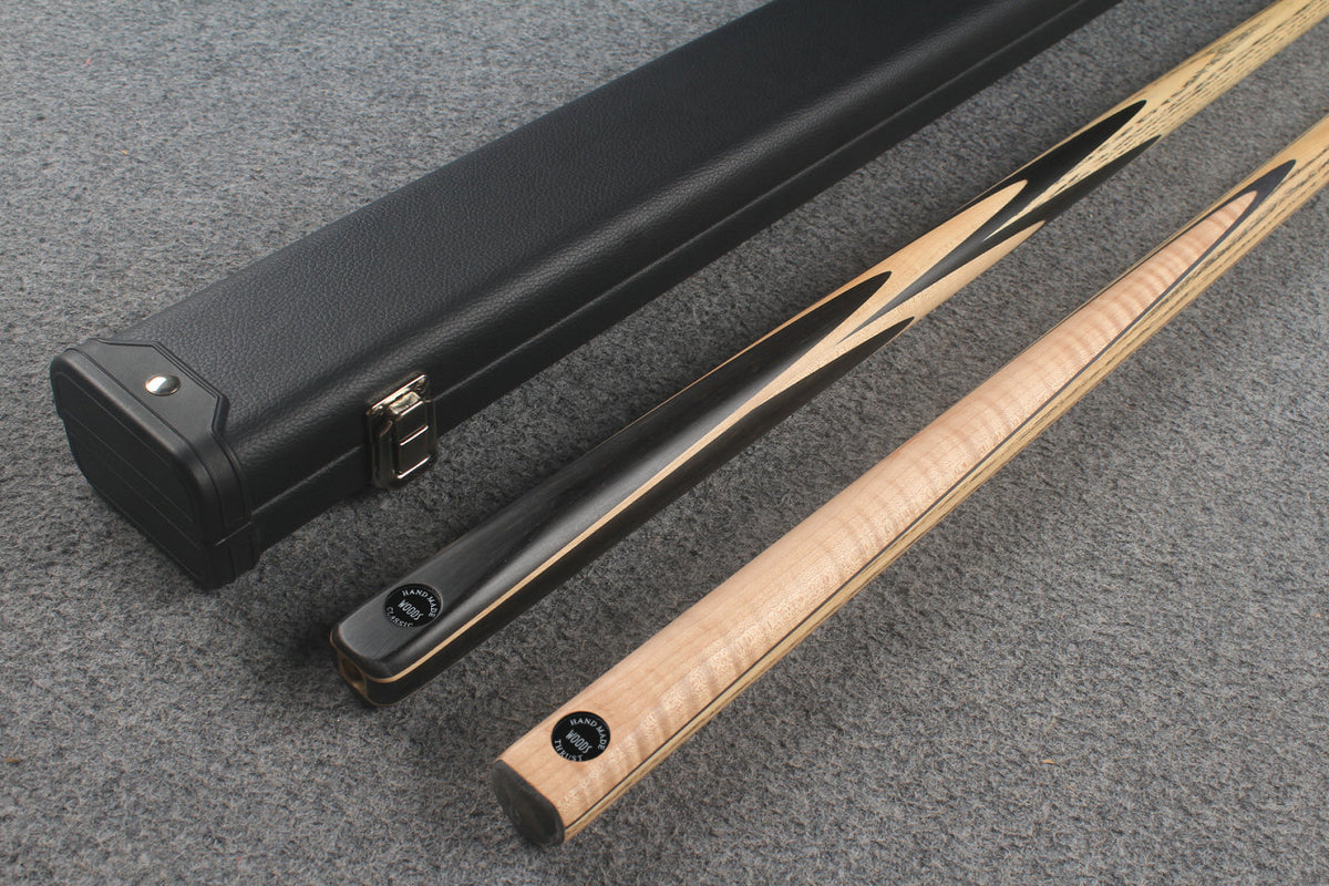 1 piece ASH english pool cue + break cue + case # 9842