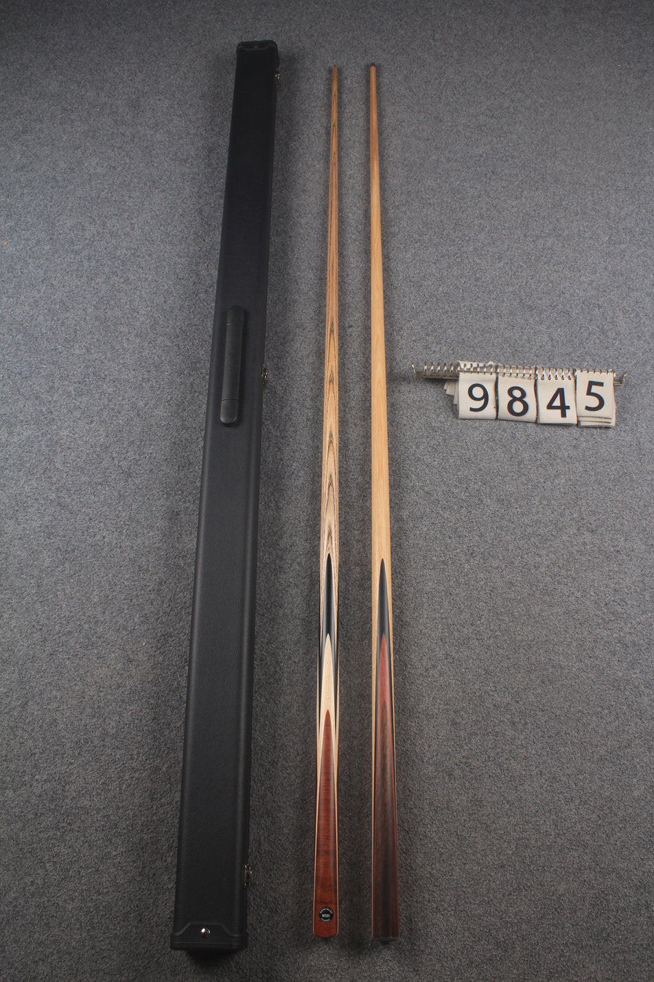 1 piece ASH english pool cue + break cue + case # 9845