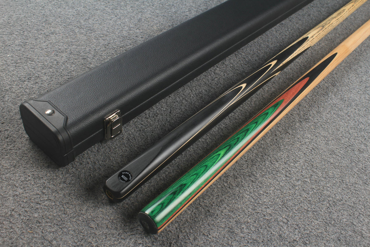 1 piece ASH english pool cue + break cue + case # 9846