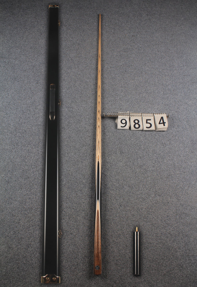1 piece ash english pool cue # 9854
