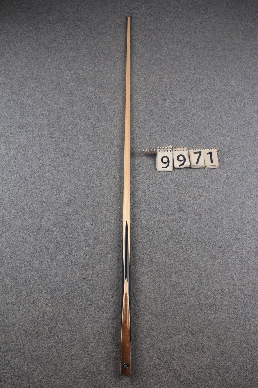 1 piece maple snooker cue #9971 woods custom cue WOODS CUES