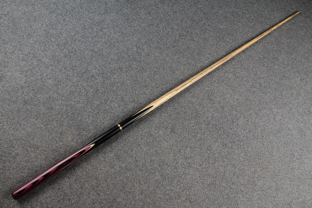 3/4 ASH english pool cue + break cue + case # 9973 WOODS CUES