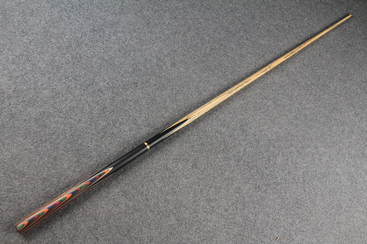 3/4 ASH english pool cue + break cue + case # 9974 WOODS CUES