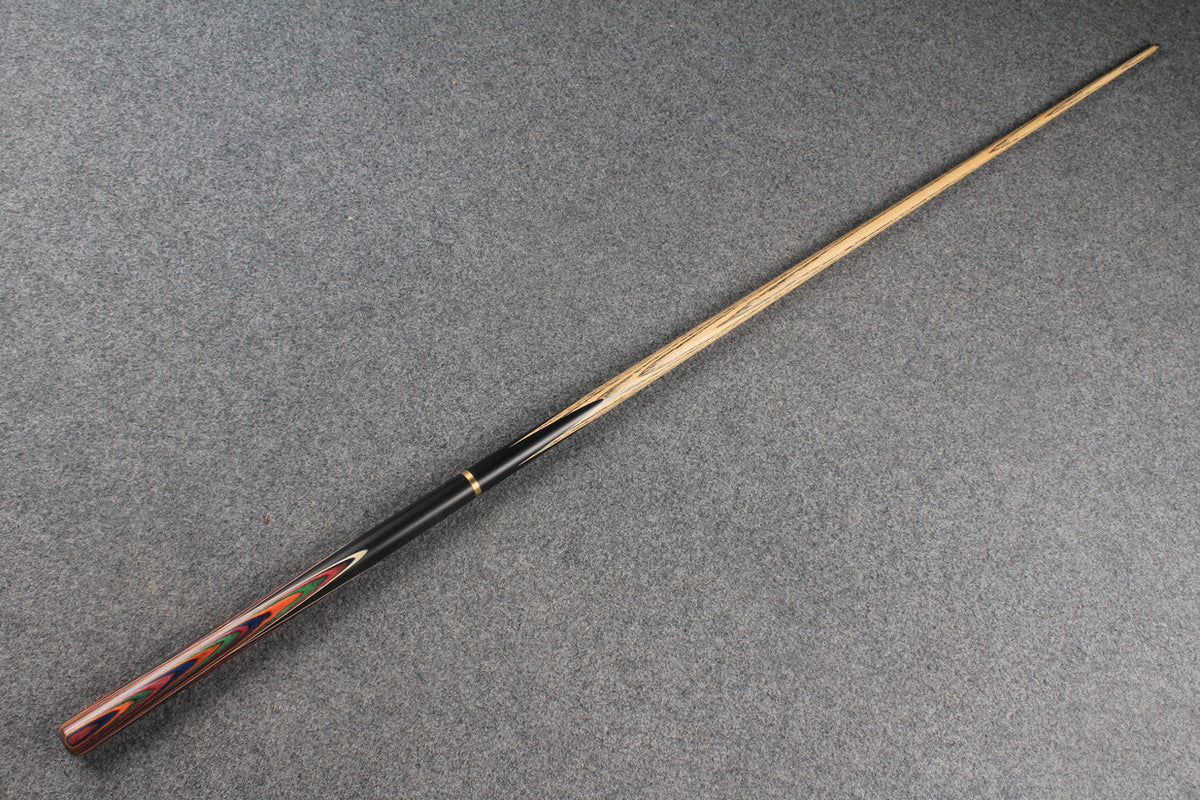 3/4 ASH english pool cue + break cue + case # 9976 WOODS CUES