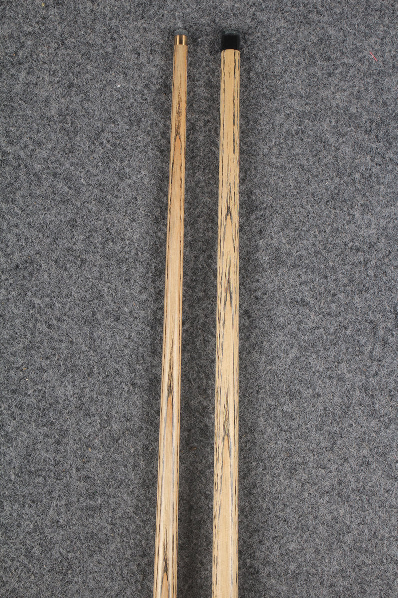 3/4 ASH english pool cue + break cue + case # 9977 WOODS CUES