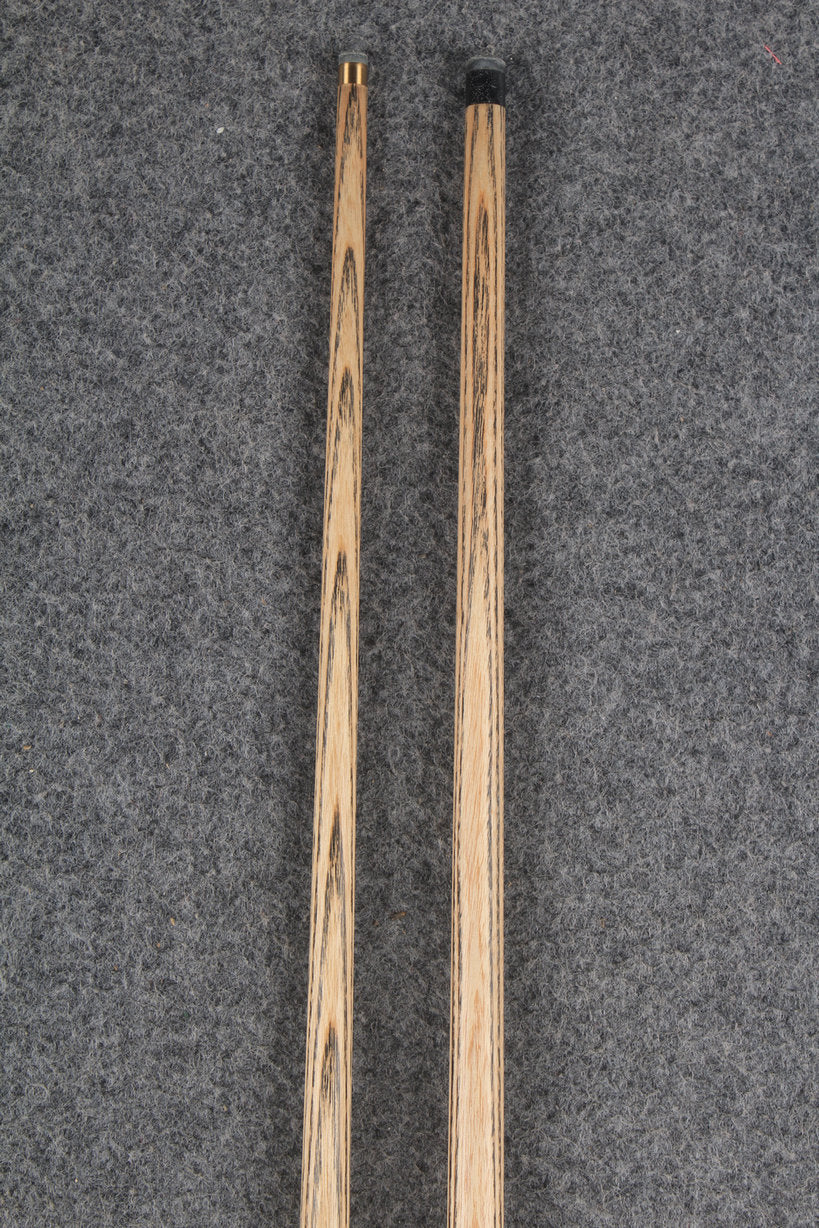 3/4 ASH english pool cue + break cue + case # 9978 WOODS CUES