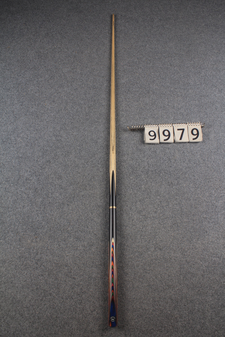 3/4 ASH english pool cue + break cue + case # 9979 WOODS CUES