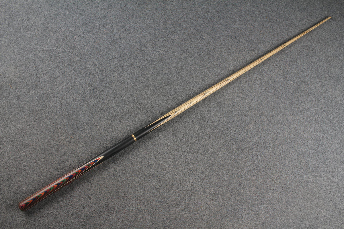 3/4 ASH english pool cue + break cue + case # 9979 WOODS CUES