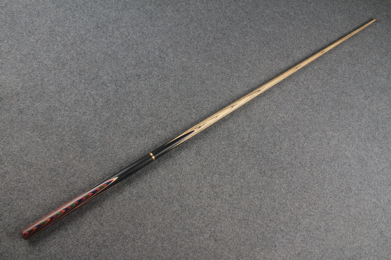 3/4 ASH english pool cue + break cue + case # 9979 WOODS CUES