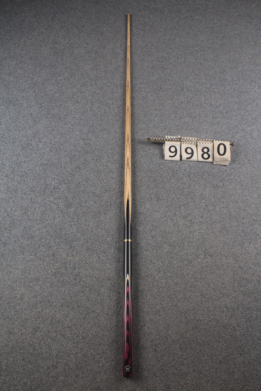 3/4 ASH english pool cue + break cue + case # 9980 WOODS CUES
