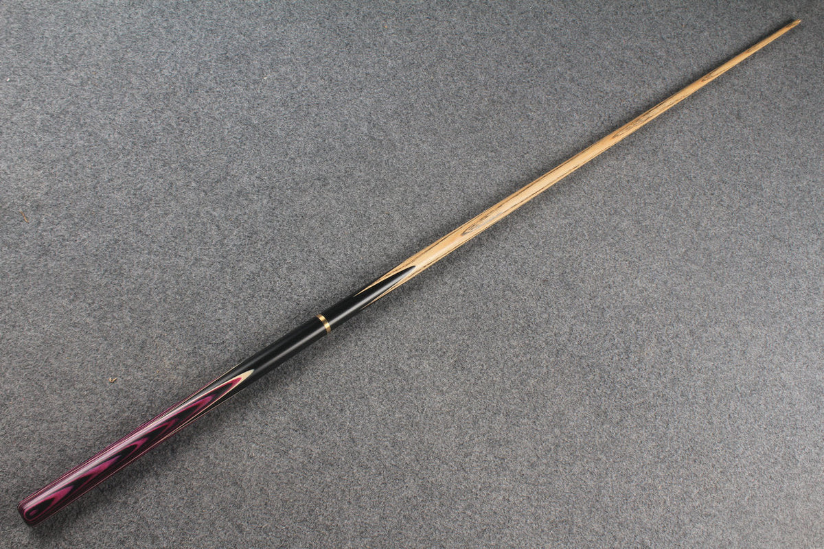 3/4 ASH english pool cue + break cue + case # 9980 WOODS CUES