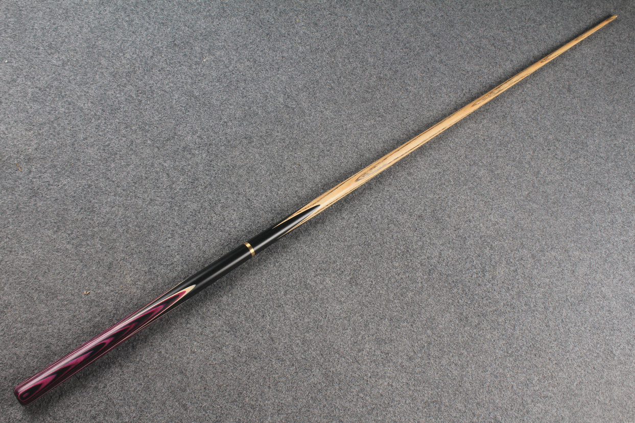 3/4 ASH english pool cue + break cue + case # 9980 WOODS CUES