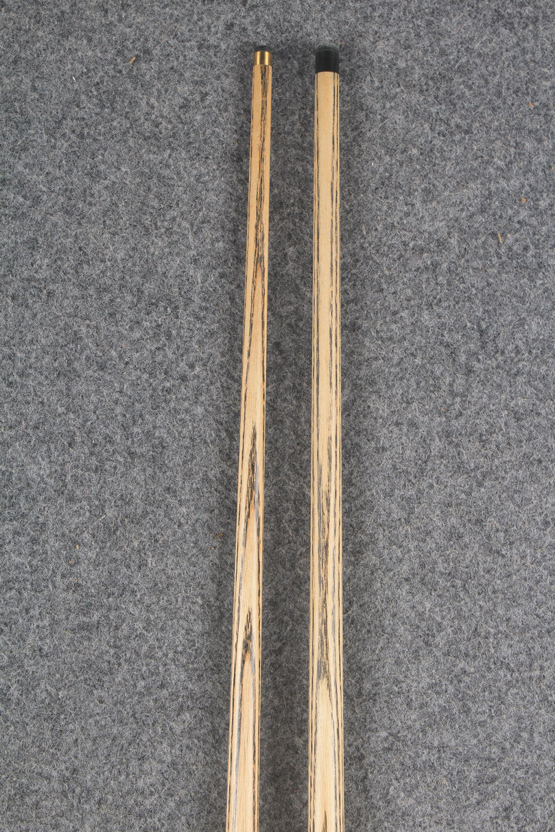 3/4 ASH english pool cue + break cue + case # 9981 WOODS CUES