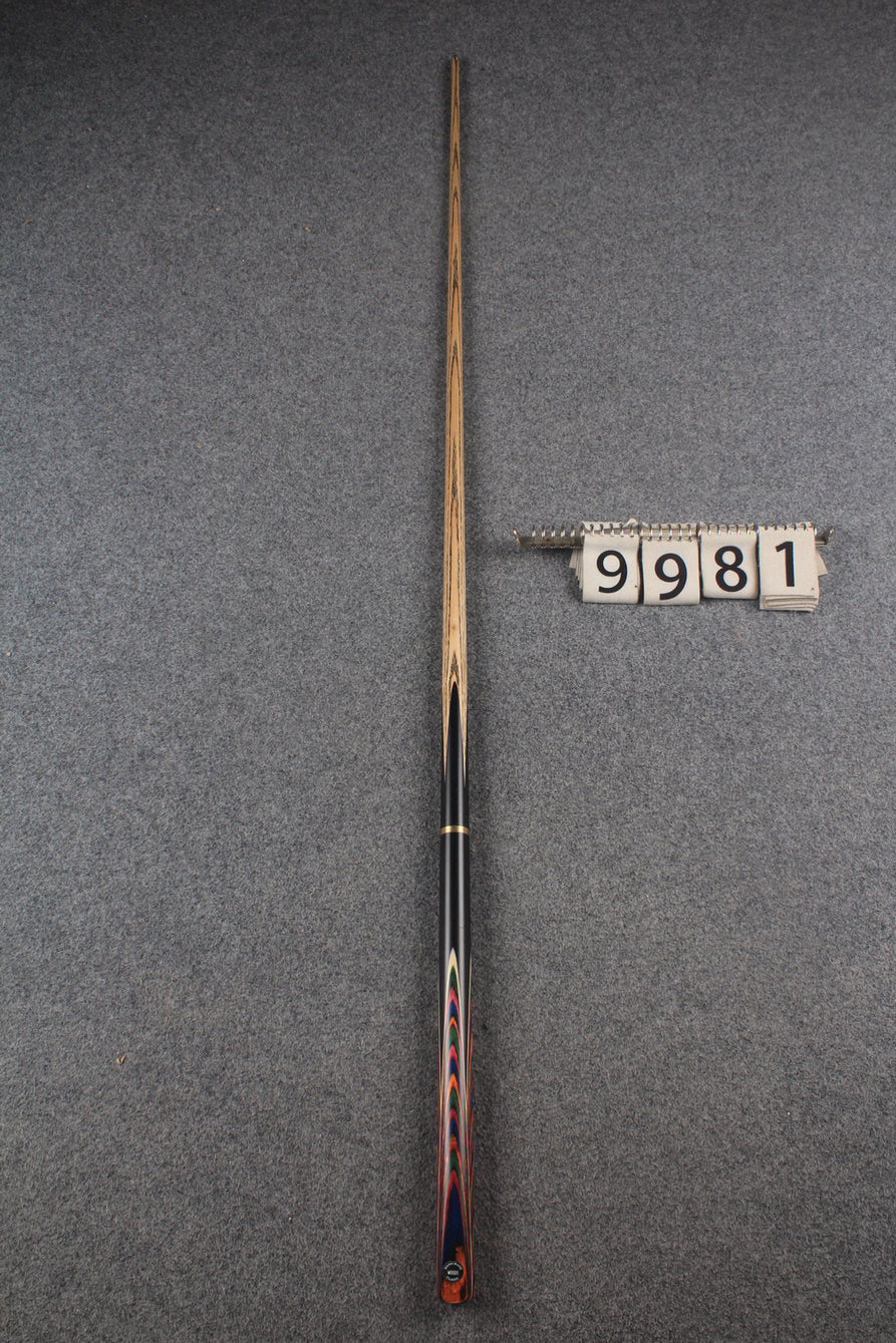 3/4 ASH english pool cue + break cue + case # 9981 WOODS CUES