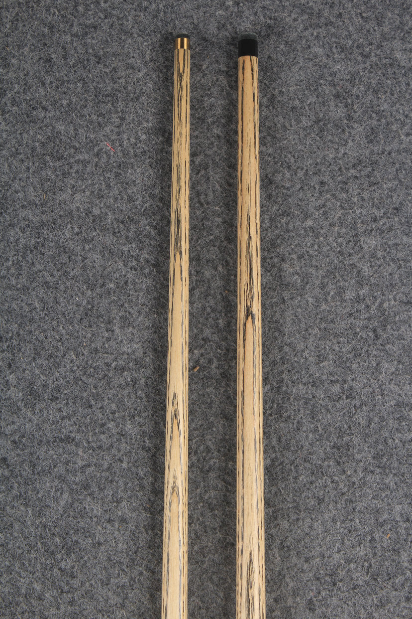 3/4 ASH english pool cue + break cue + case # 9983 WOODS CUES