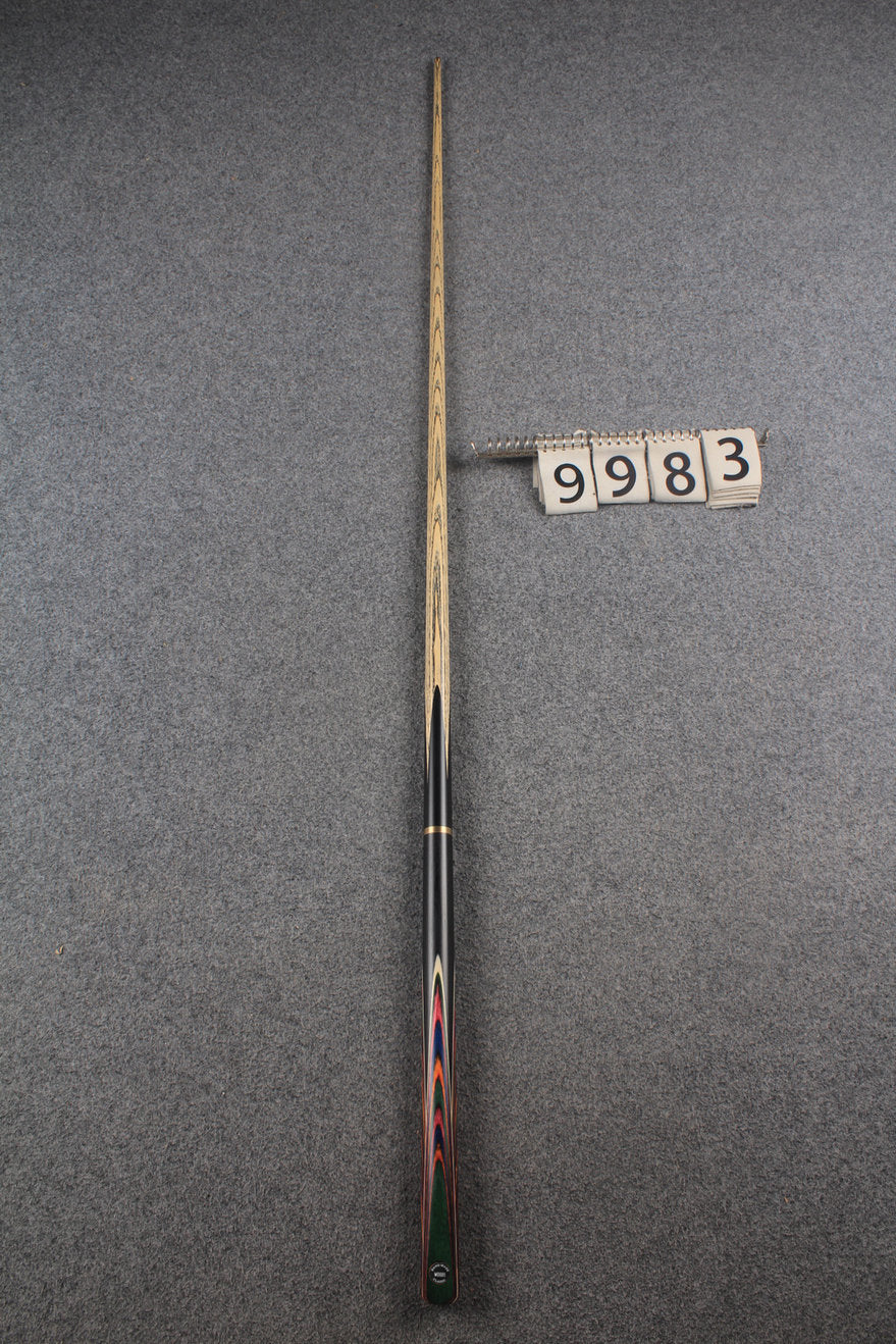 3/4 ASH english pool cue + break cue + case # 9983 WOODS CUES