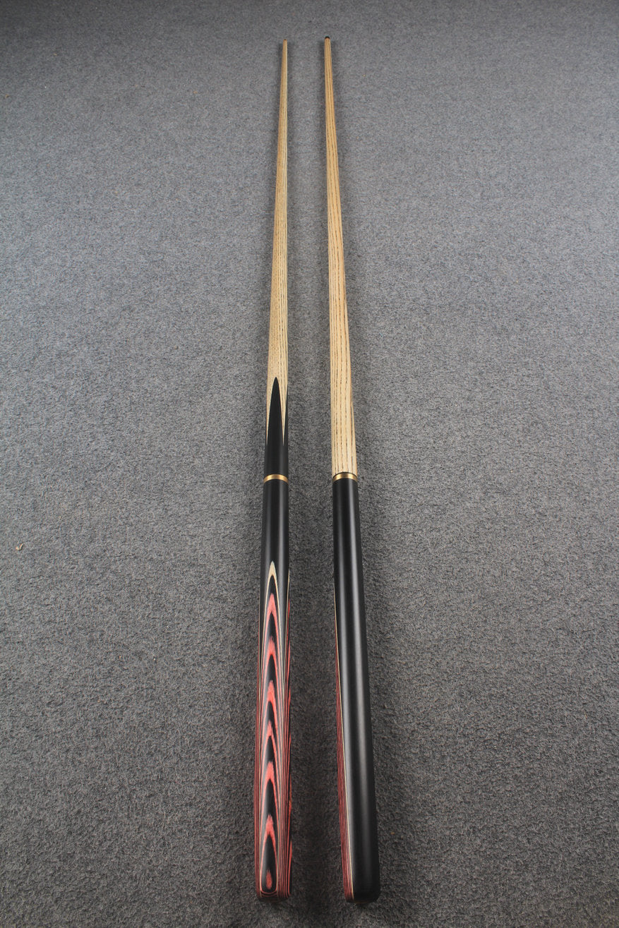 3/4 ASH english pool cue + break cue + case # 9984 WOODS CUES
