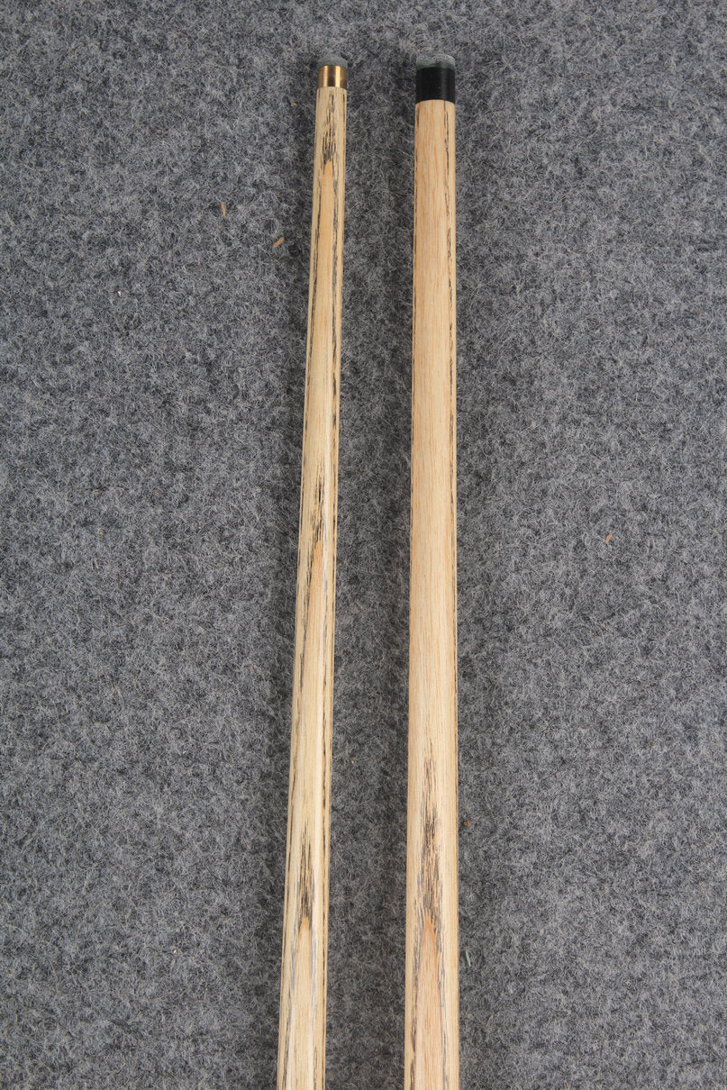 3/4 ASH english pool cue + break cue + case # 9984 WOODS CUES