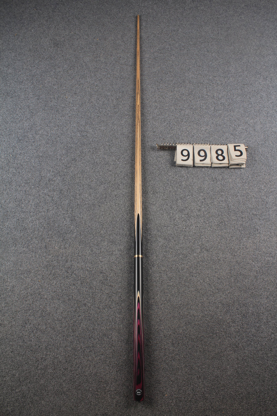 3/4 ASH english pool cue + break cue + case # 9985 WOODS CUES