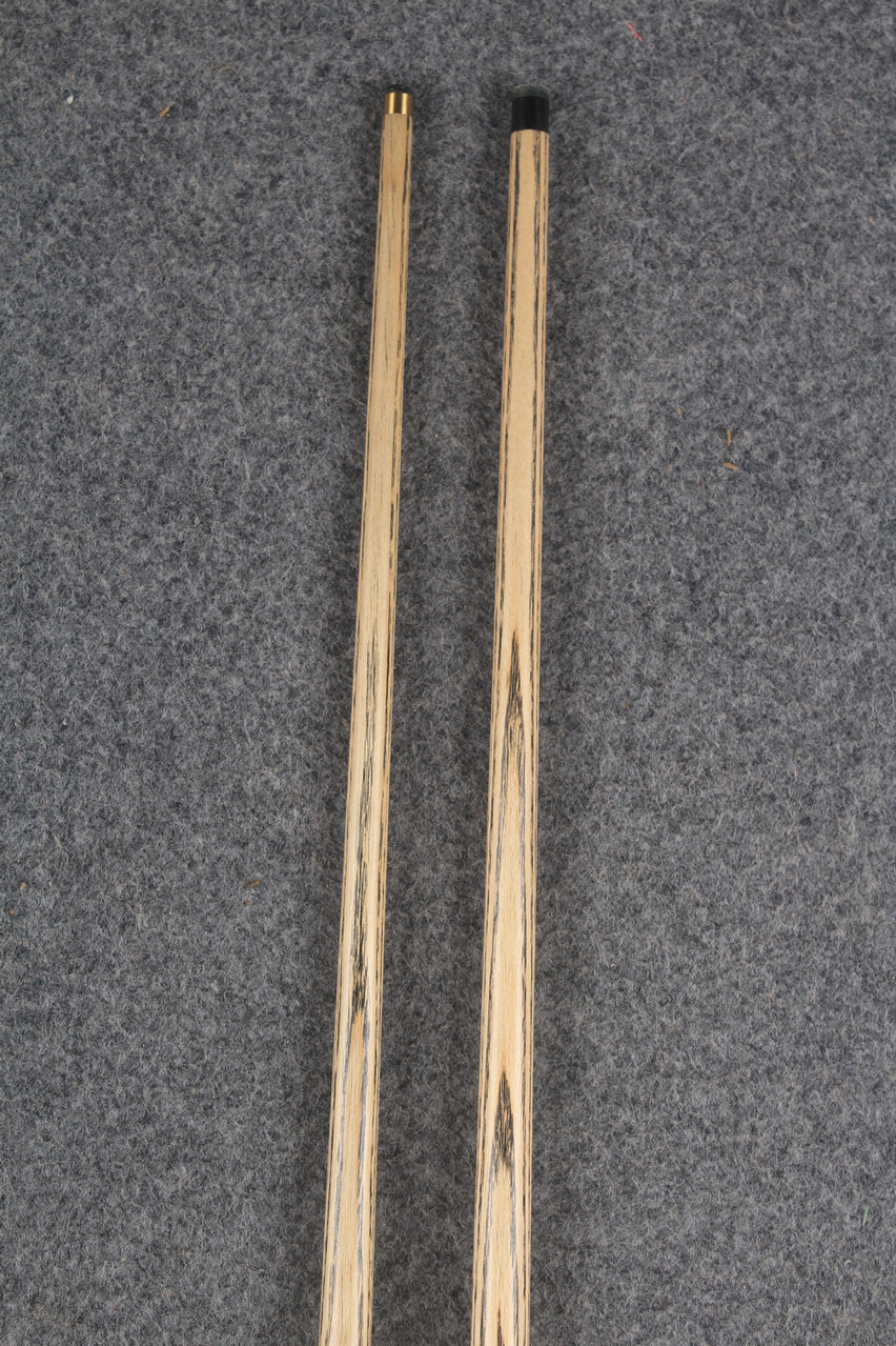 3/4 ASH english pool cue + break cue + case # 9986 WOODS CUES