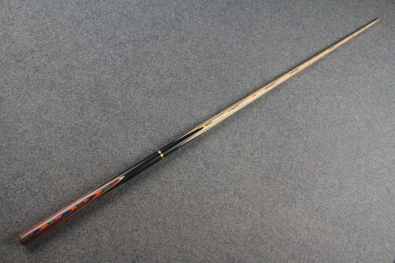 3/4 ASH english pool cue + break cue + case # 9986 WOODS CUES