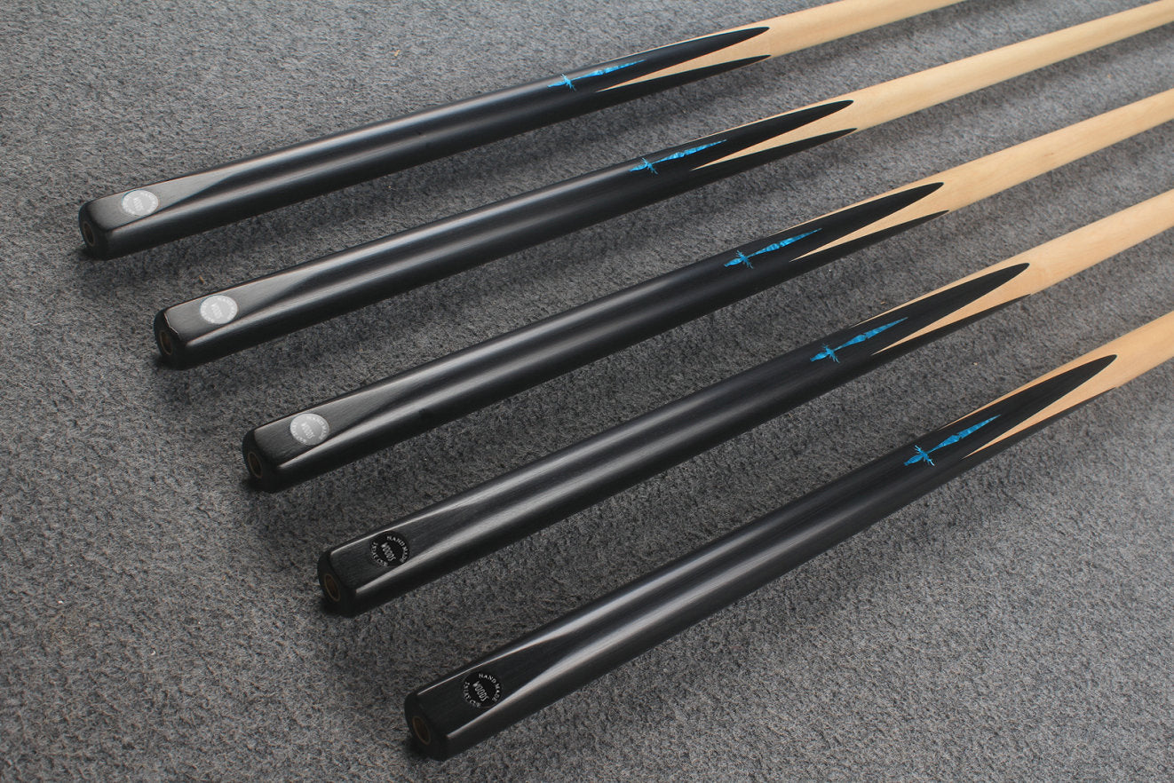 1 piece maple inlay english pool cue  #7179 - #7183