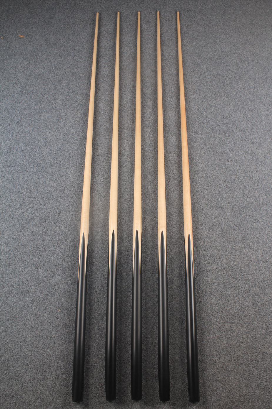 1 piece maple inlay english pool cue  #7179 - #7183