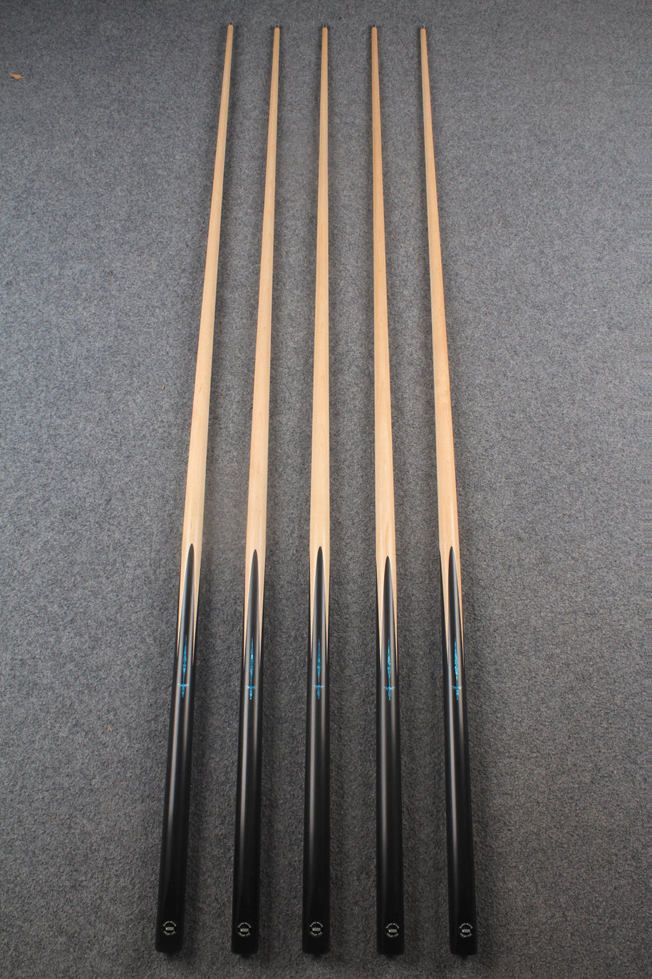 1 piece maple inlay snooker cue  #7184 - #7188
