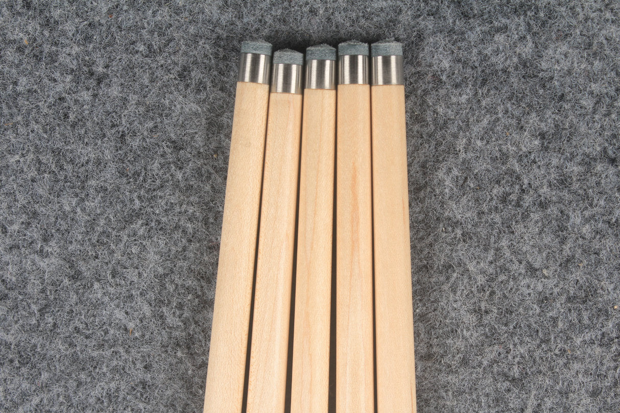 1 piece maple inlay snooker cue  #7184 - #7188 WOODS CUES