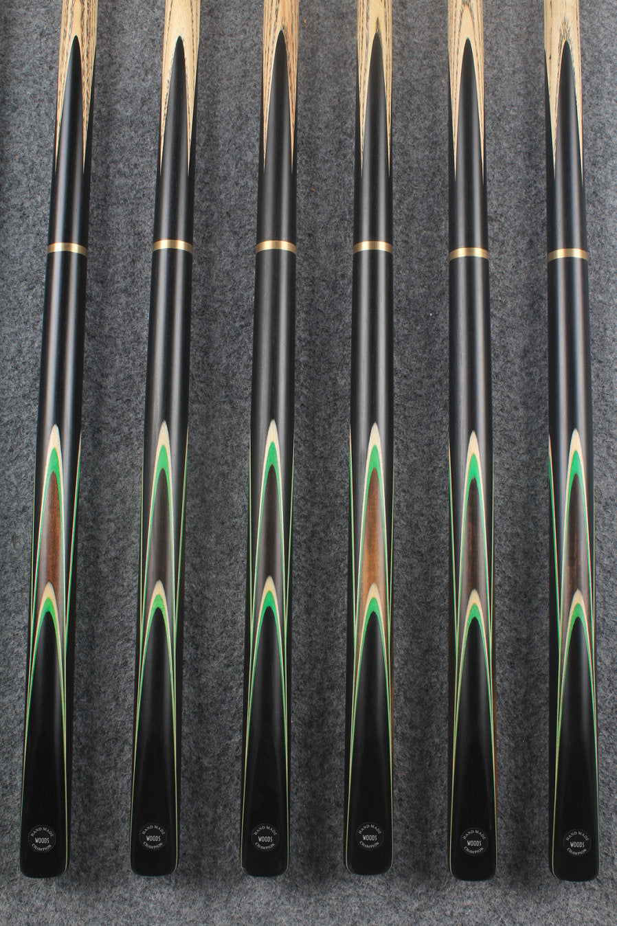 3/4 ash 59''  snooker cue  #7331 - #7337 WOODS CUES