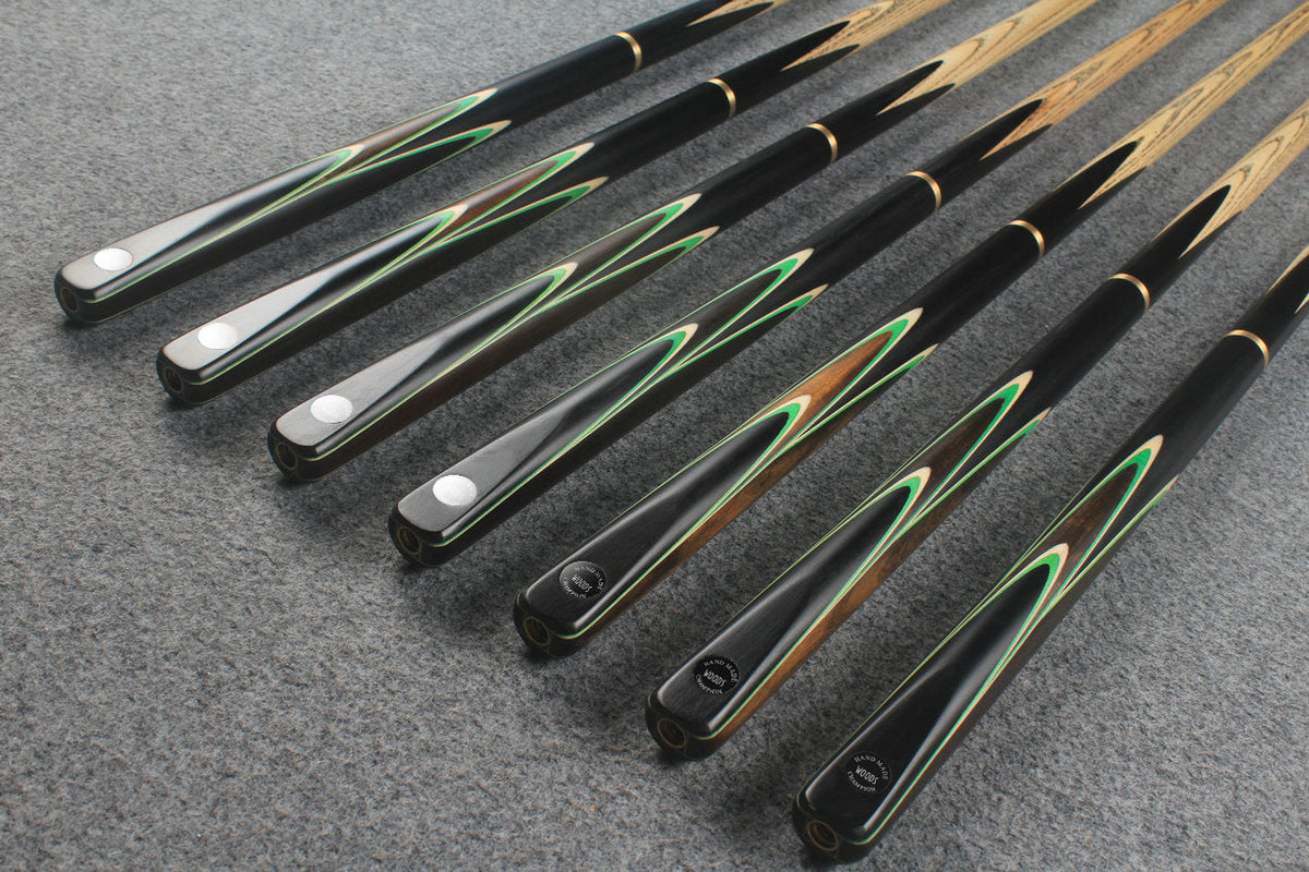 3/4 ash 59''  snooker cue  #7331 - #7337 WOODS CUES