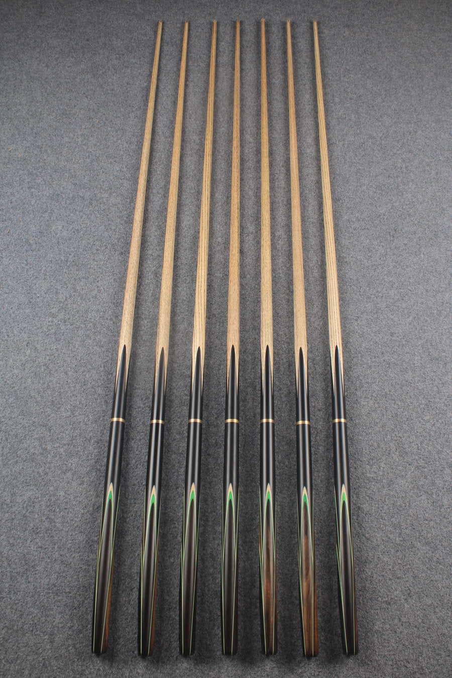 3/4 ash 59''  snooker cue  #7331 - #7337 WOODS CUES