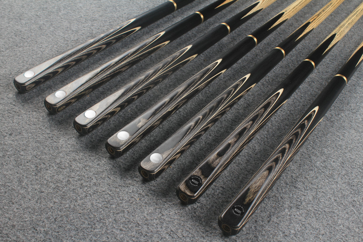 3/4 ash 59''  snooker cue  #7338 - #7344 WOODS CUES