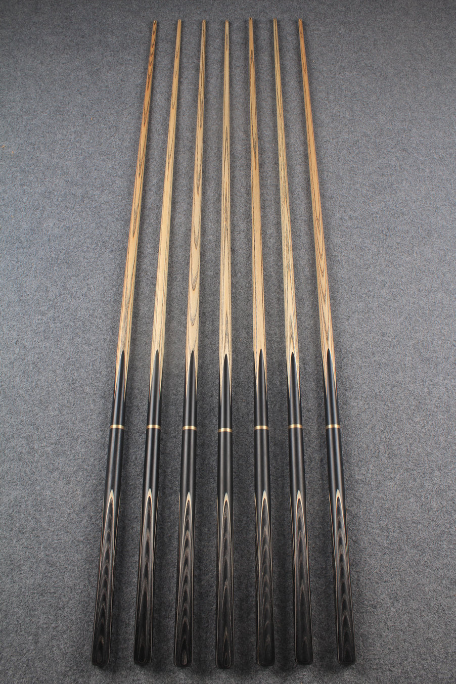 3/4 ash 59''  snooker cue  #7338 - #7344 WOODS CUES