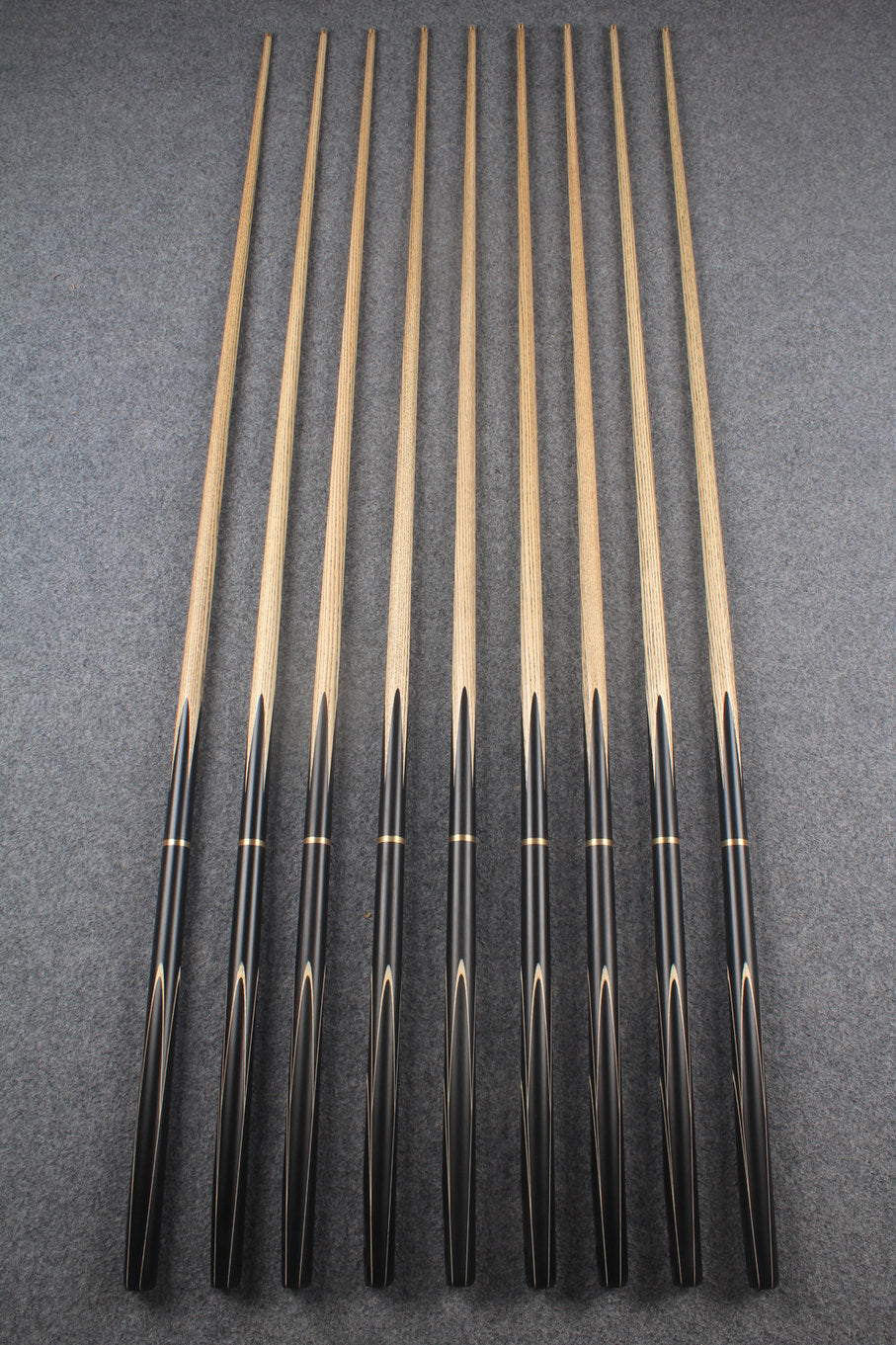 3/4 ash 59''  snooker cue  #7353 - #7361 WOODS CUES