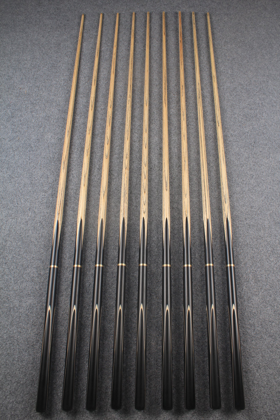 3/4 ash 59''  snooker cue  #7353 - #7361 WOODS CUES