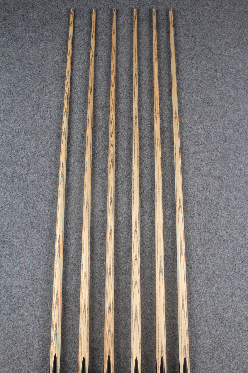 3/4 ash 59''  snooker cue  #7362 - #7367 WOODS CUES