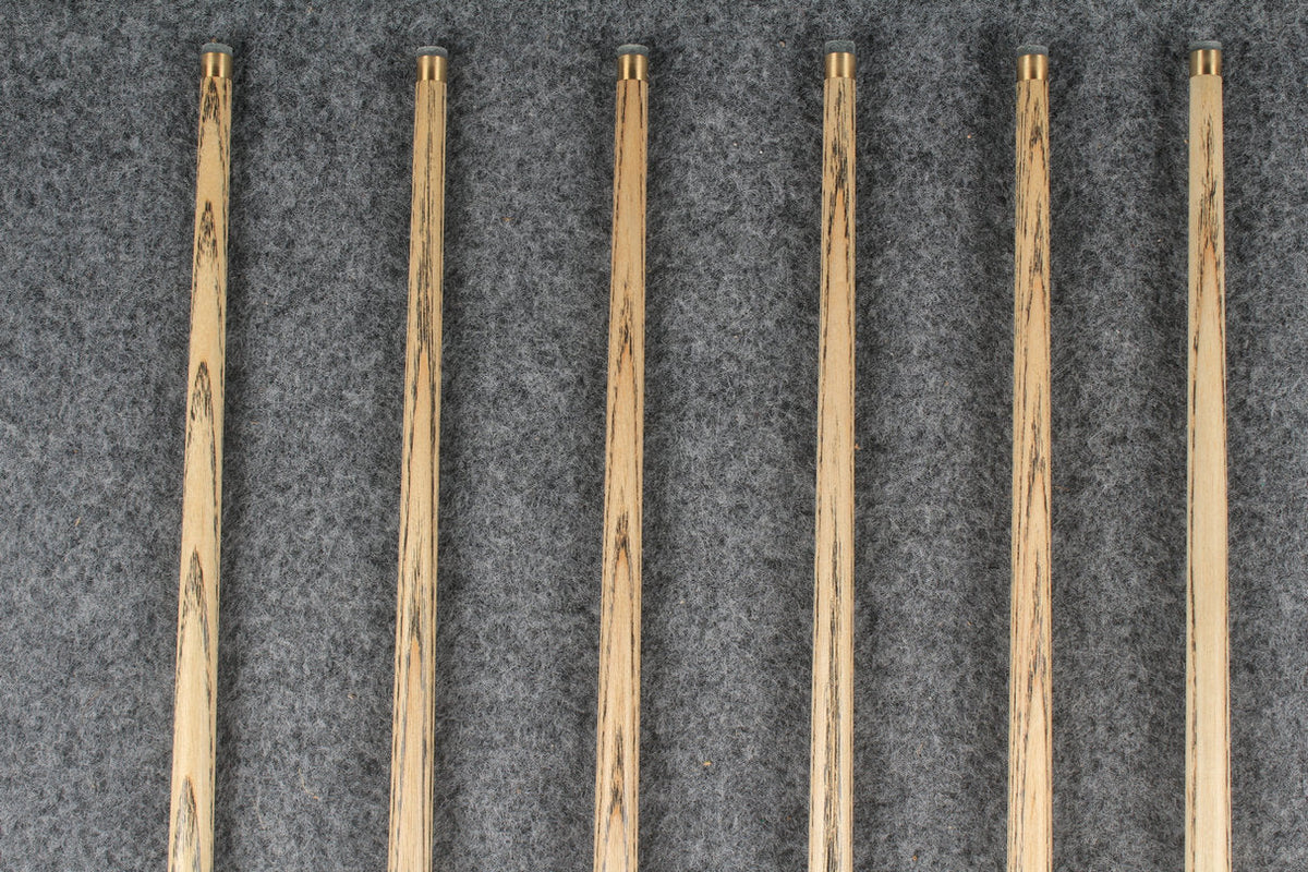 3/4 ash 59''  snooker cue  #7362 - #7367 WOODS CUES