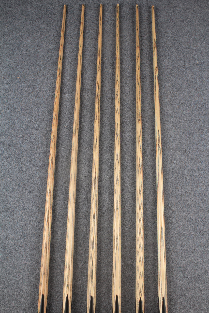 3/4 ash 59''  snooker cue  #7368 - #7373 WOODS CUES