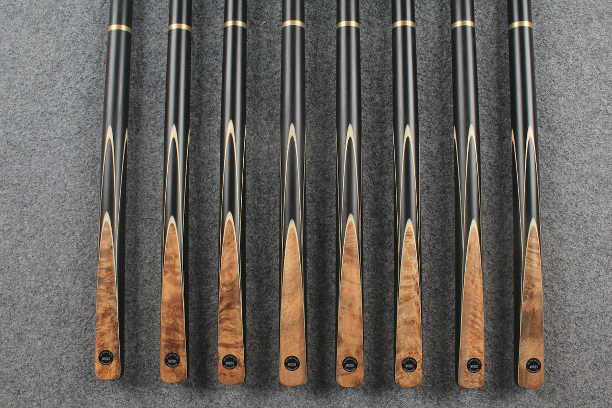 3/4 ash 59''  snooker cue  #7374 - #7381 WOODS CUES