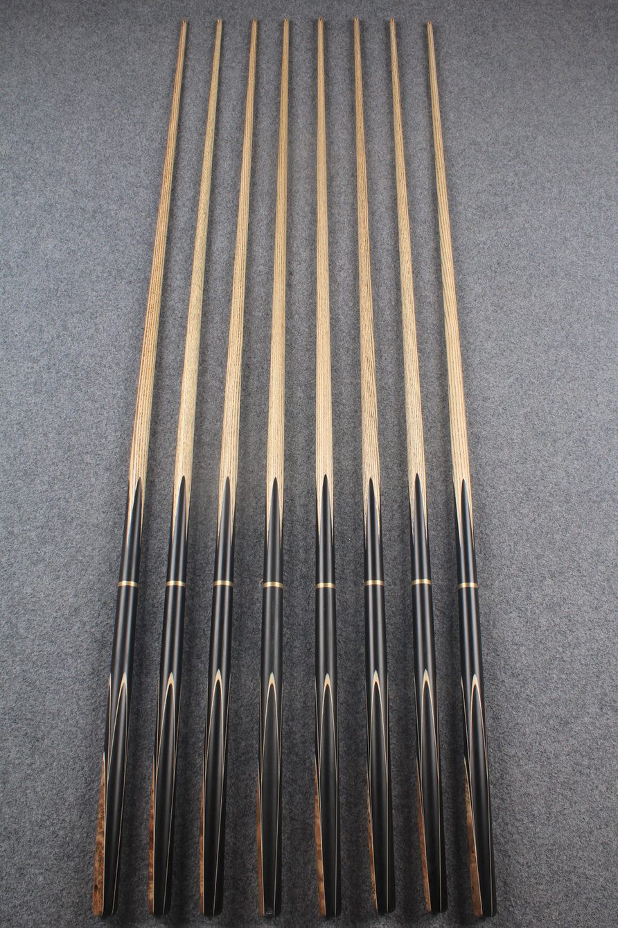 3/4 ash 59''  snooker cue  #7374 - #7381 WOODS CUES