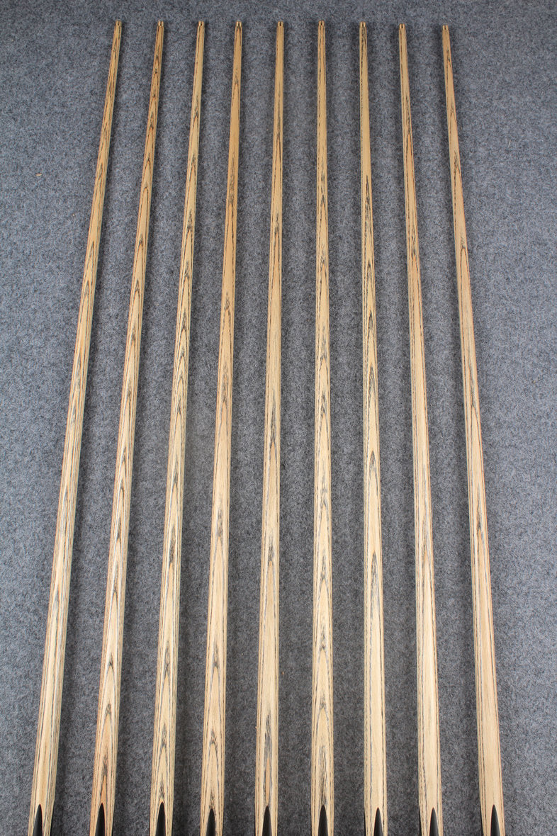 3/4 ash 59''  snooker cue  #7382 - #7390 WOODS CUES