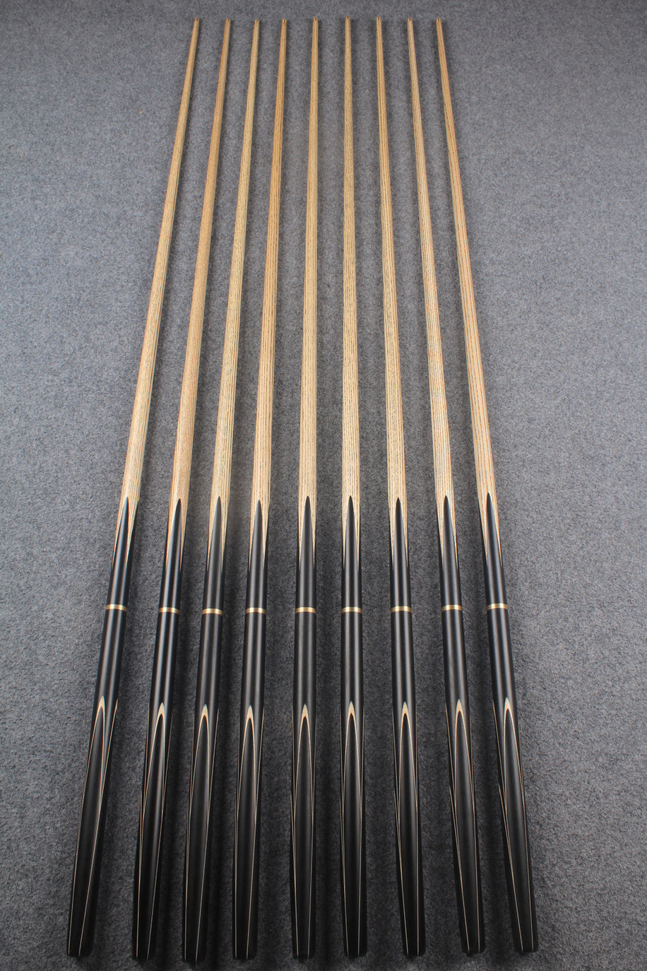 3/4 ash 59''  snooker cue  #7382 - #7390 WOODS CUES