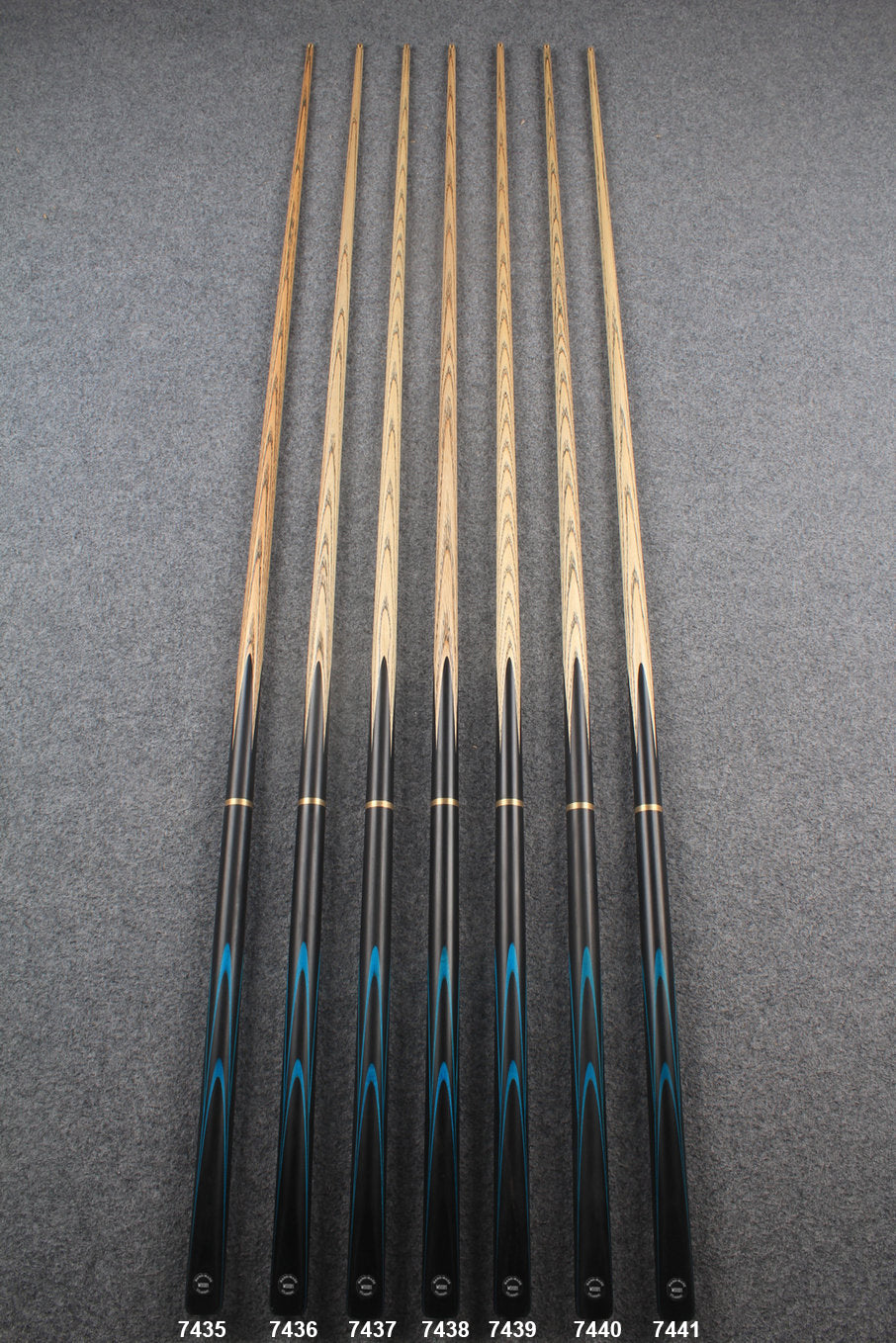 3/4 ash 60''  snooker cue  #7435 - #7441
