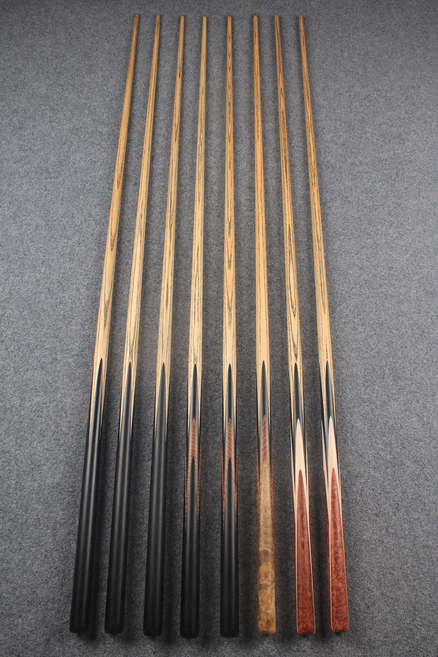 1 piece ash snooker cue # 7521- # 7528 WOODS CUES