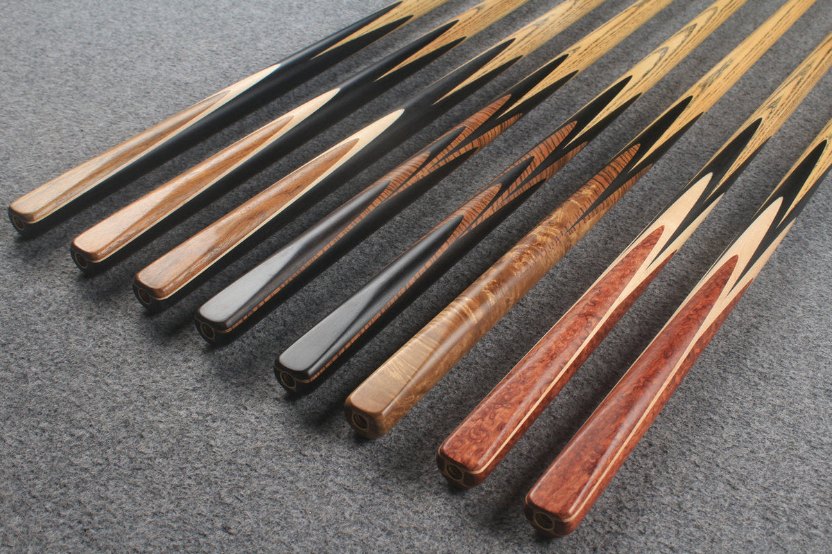 1 piece ash snooker cue # 7521- # 7528 WOODS CUES