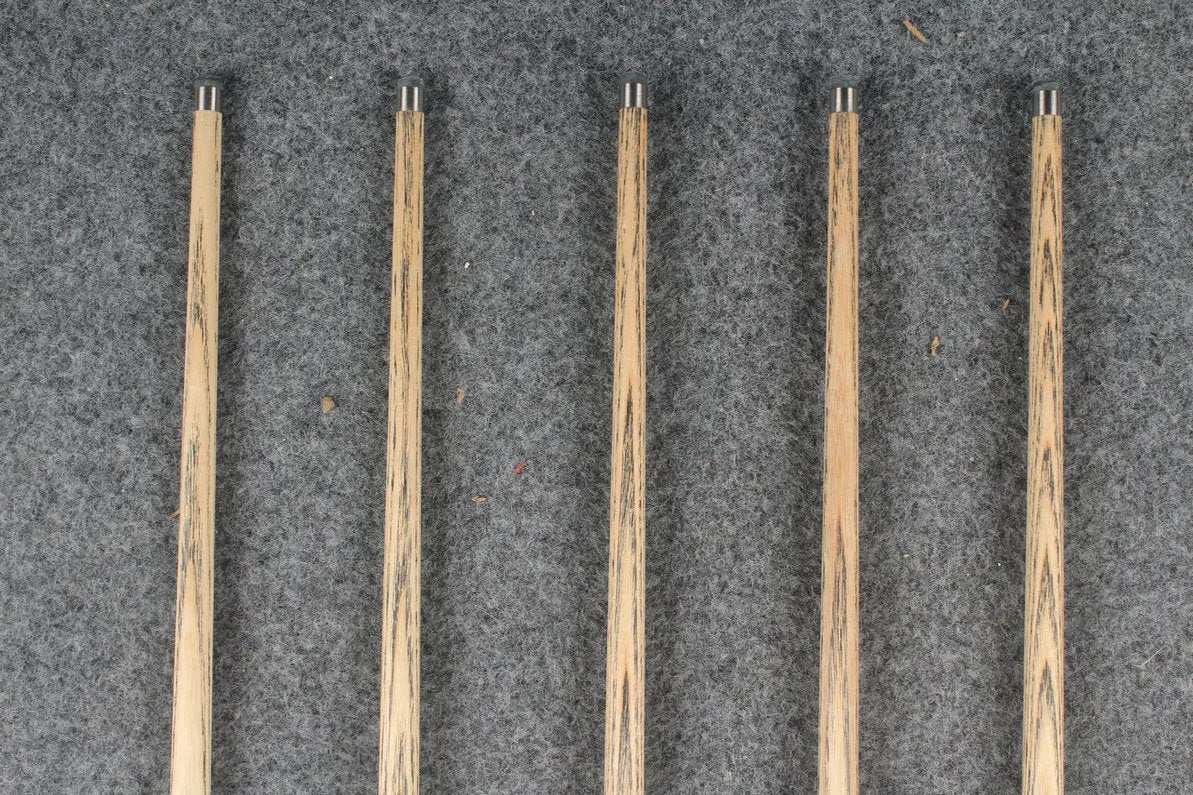 1 piece ash snooker cue #7787- #7791