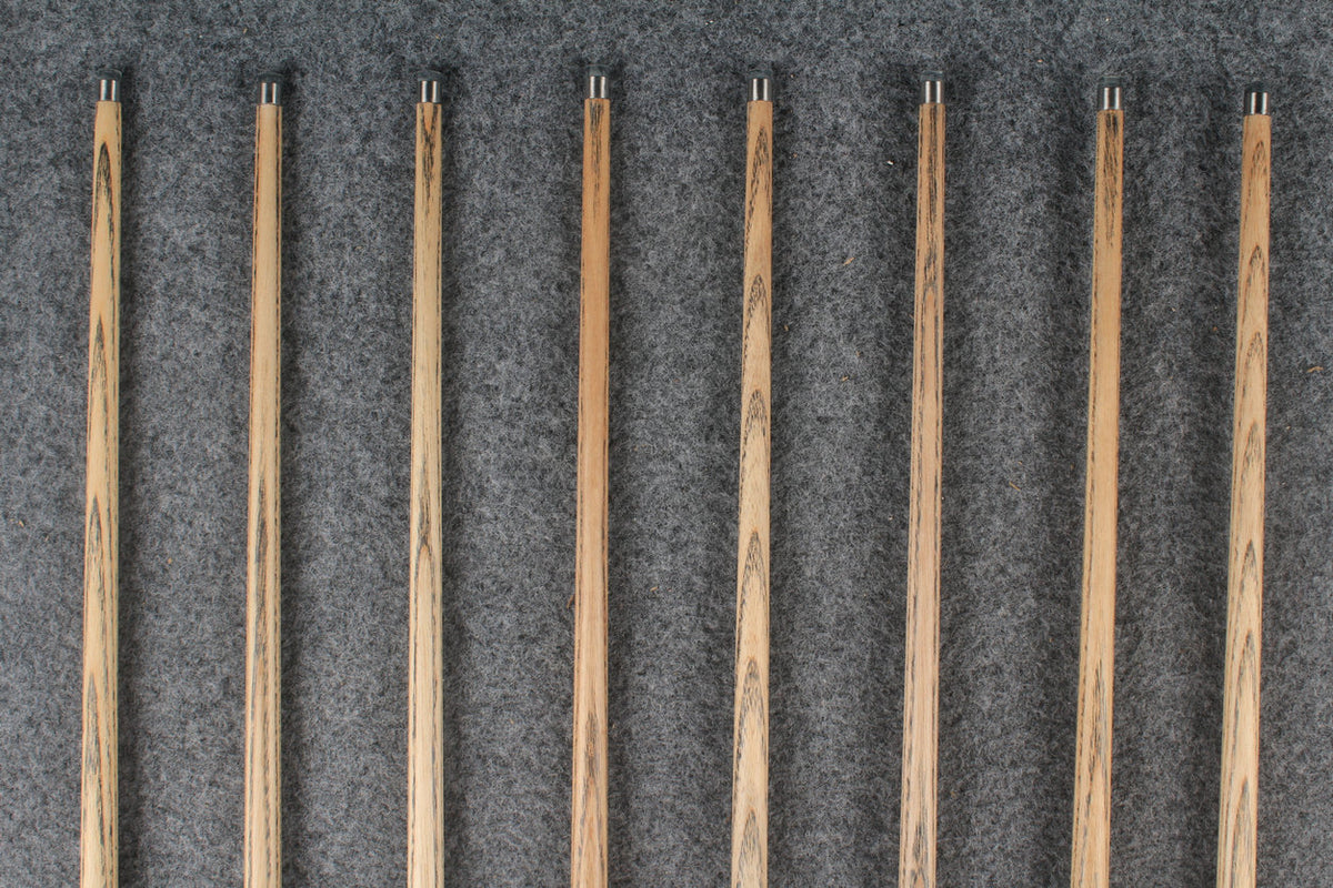 1 piece ash inlay snooker cue  #7844-#7851