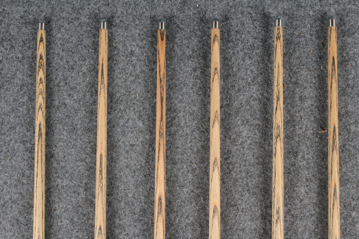 1 piece ash inlay snooker cue  #7852-#7857